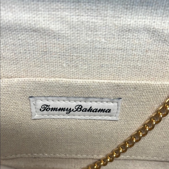 Tommy Bahama | Natural Satchel w/ Detachable Crossbody Strap & Bamboo Handles - Picture 12 of 13